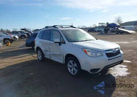 2015 Subaru Forester 2.5I Premium из США, поврежденный, VIN JF2SJADC8FH503254